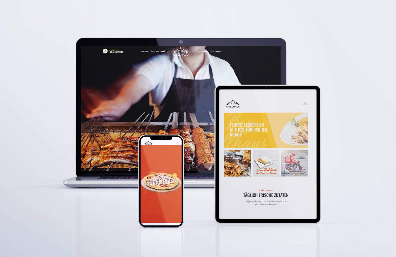 Ali Bey Grillhause Web Tasarımı